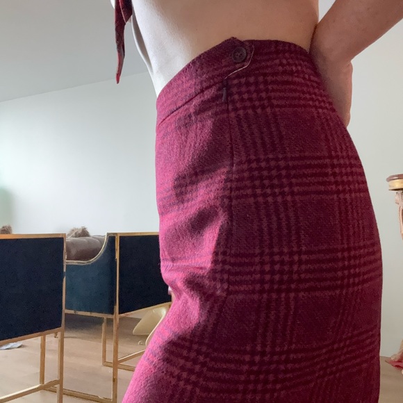 Brooks Brothers Red Plaid Skirt - Picture 4 of 7